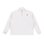 Norman Prince Crest Half-Zip - Beige
