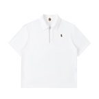 Half-Zip Cotton Polo Shirt