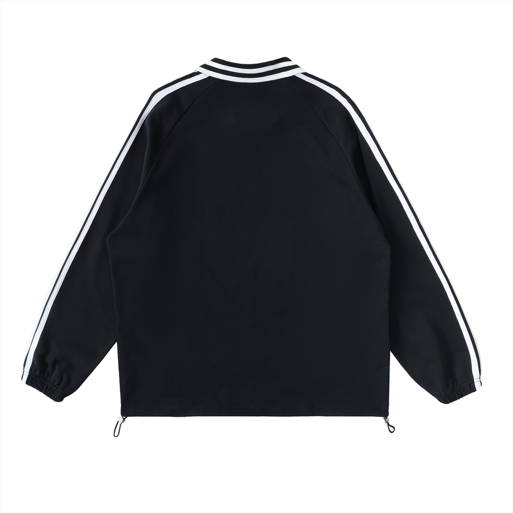 Striped Lapel Collar