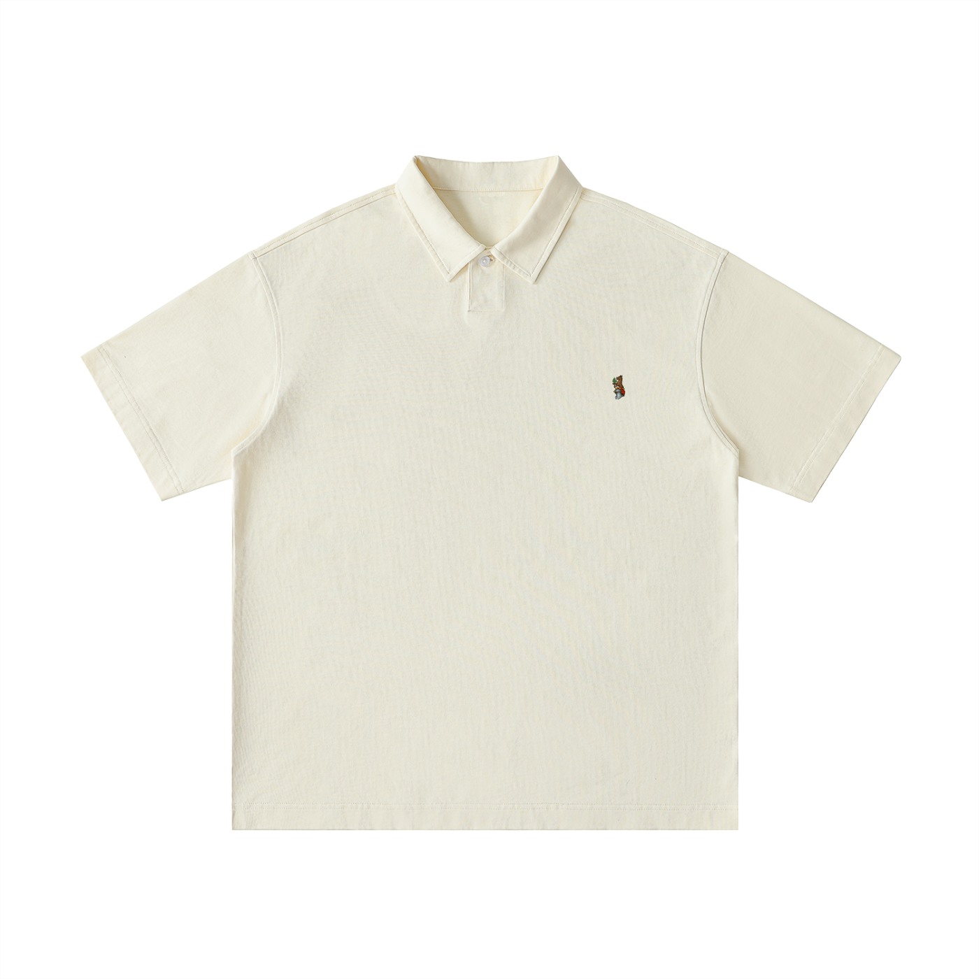 Crest Polo - Apricot