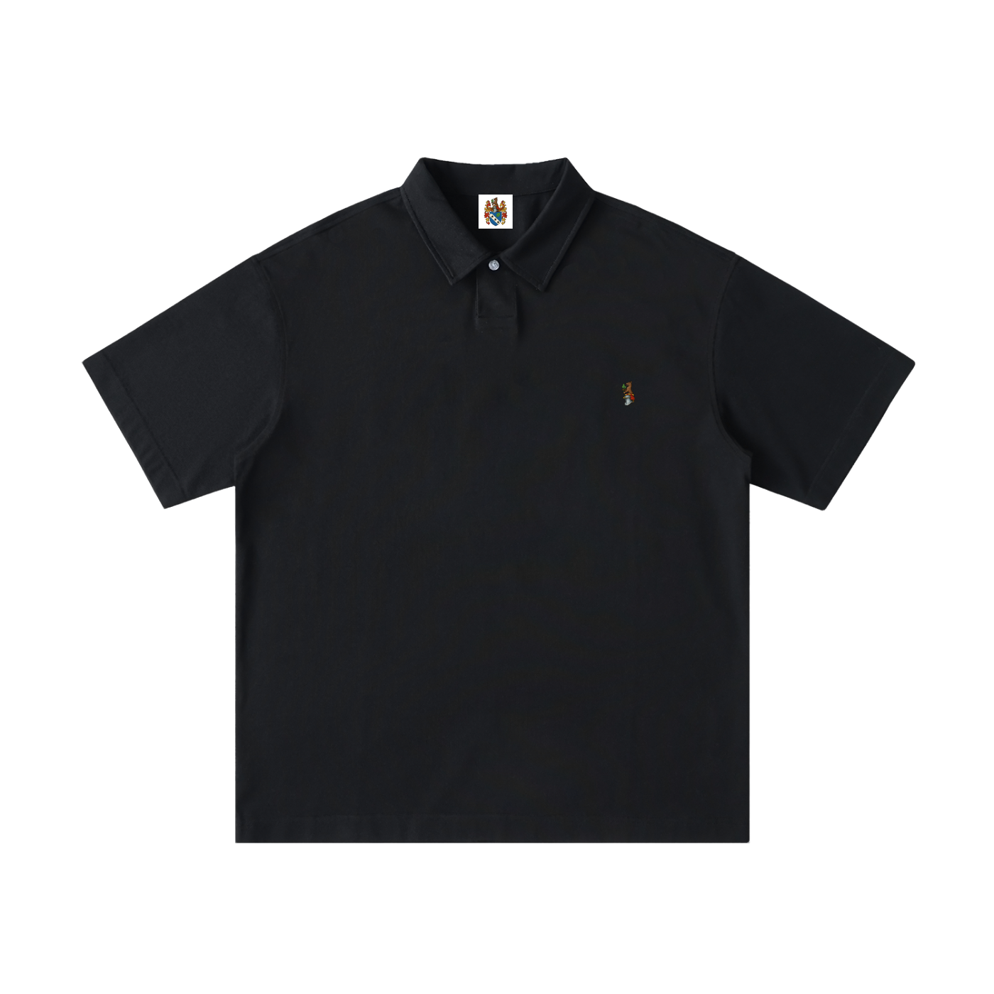 Crest Polo - Black