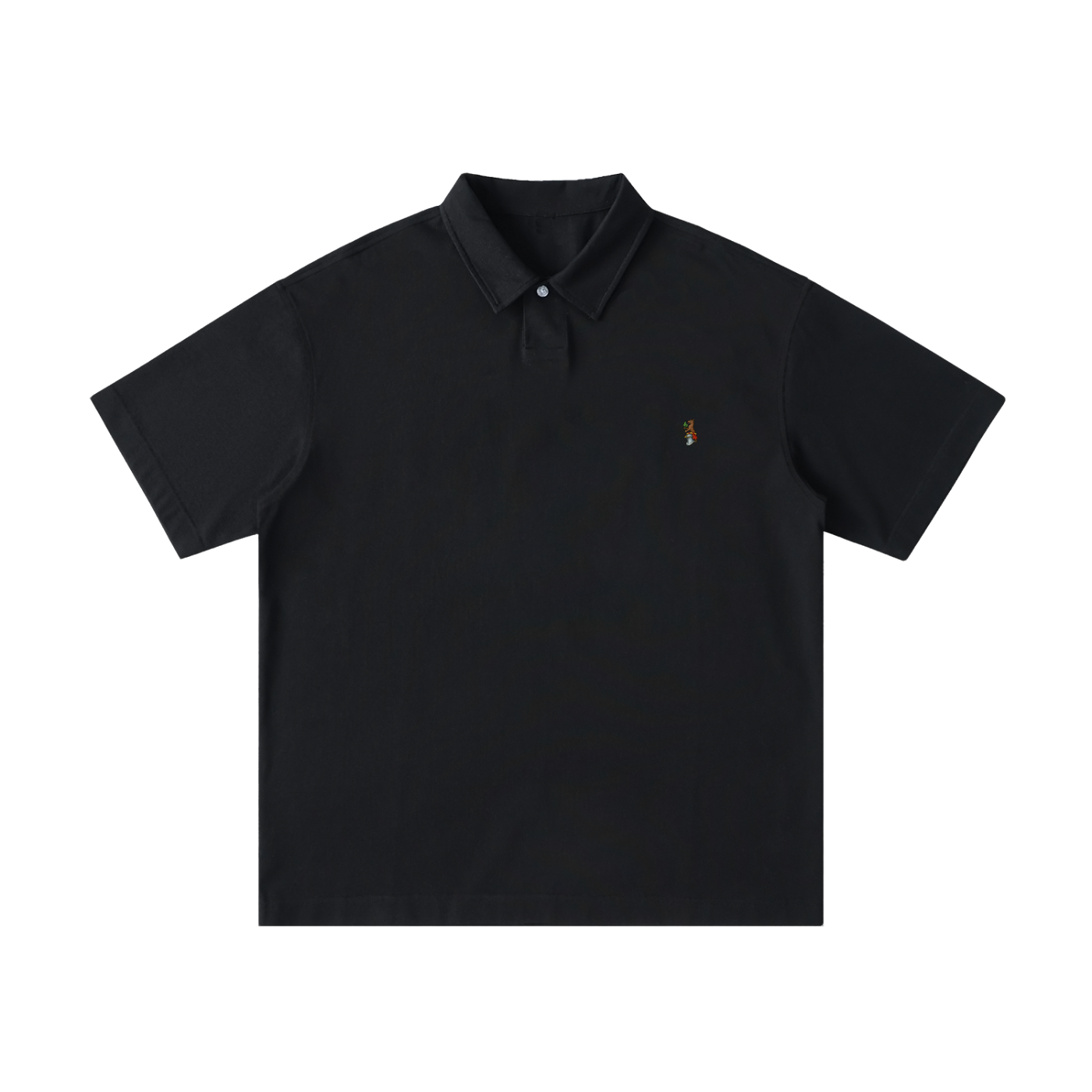 Crest Polo - Black