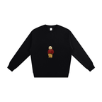 Charles Panda Cotton Sweatshirt - Red Sweatshirt Charles