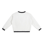 Academy V-Neck Sweater - White Knight
