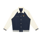 Contrast Raglan Sleeve Jacket - Navy
