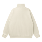 Cotton Drop Shoulder Quarter-Zip