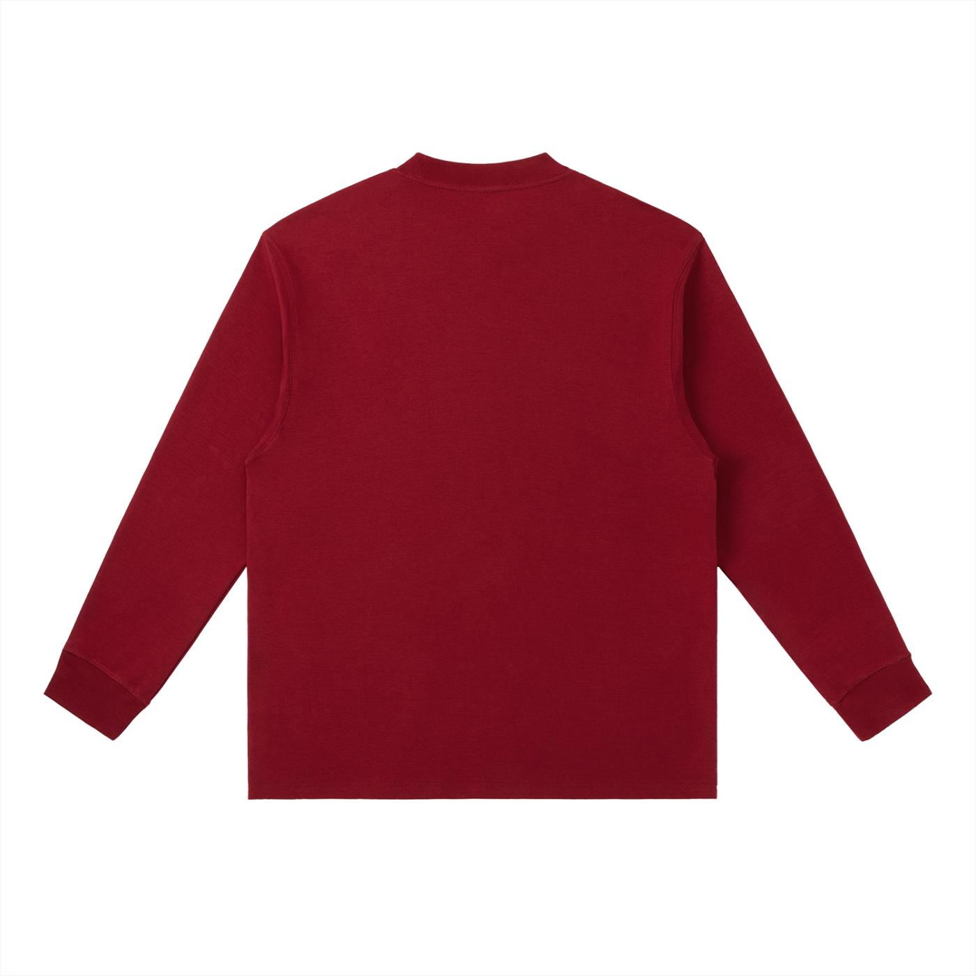 Crewneck Long-Sleeve - Wine Red