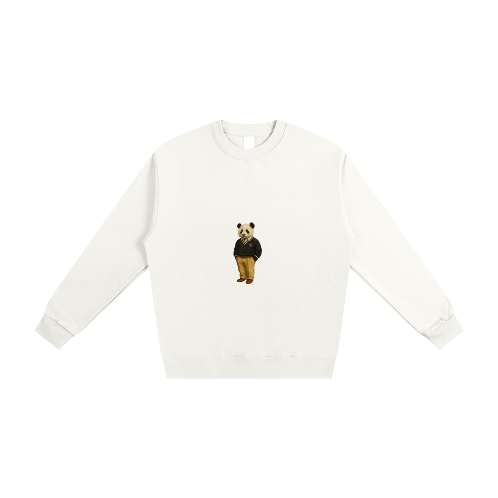 Charles Panda Cotton Sweatshirt - V Neck Charles