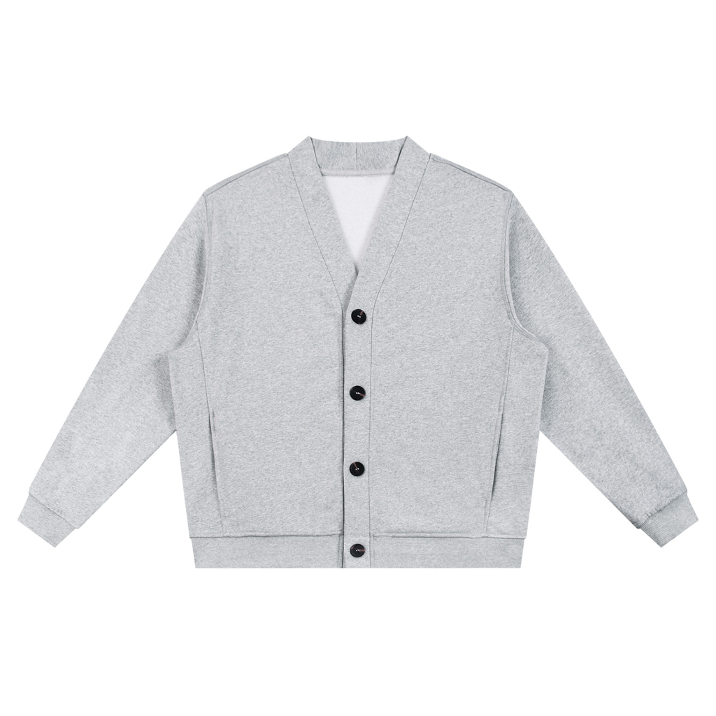 Essential Heavyweight Cardigan - Grey