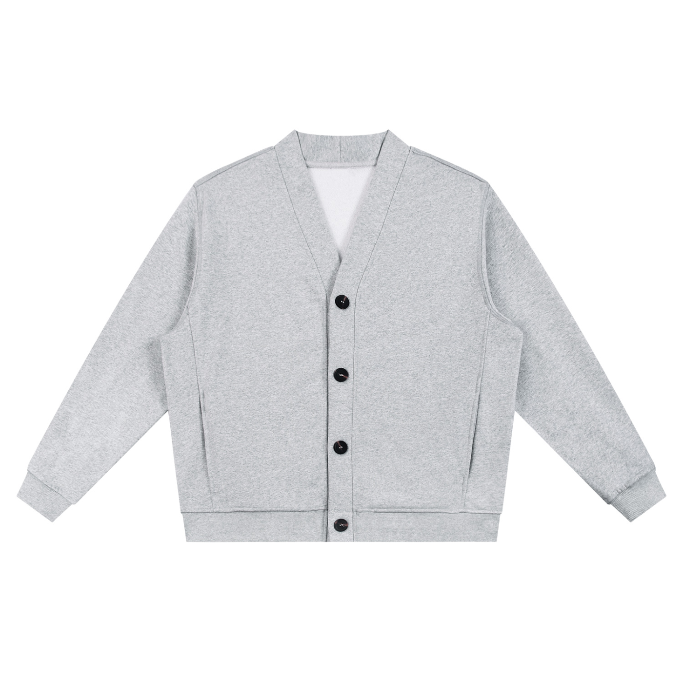 Essential Heavyweight Cardigan - Grey