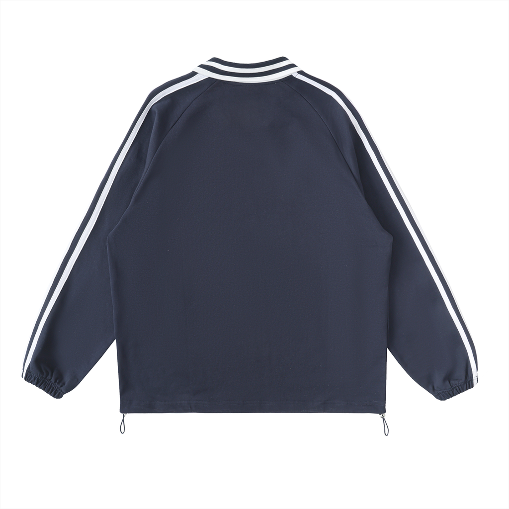 Striped Lapel Collar