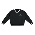Academy V-Neck Sweater - Black