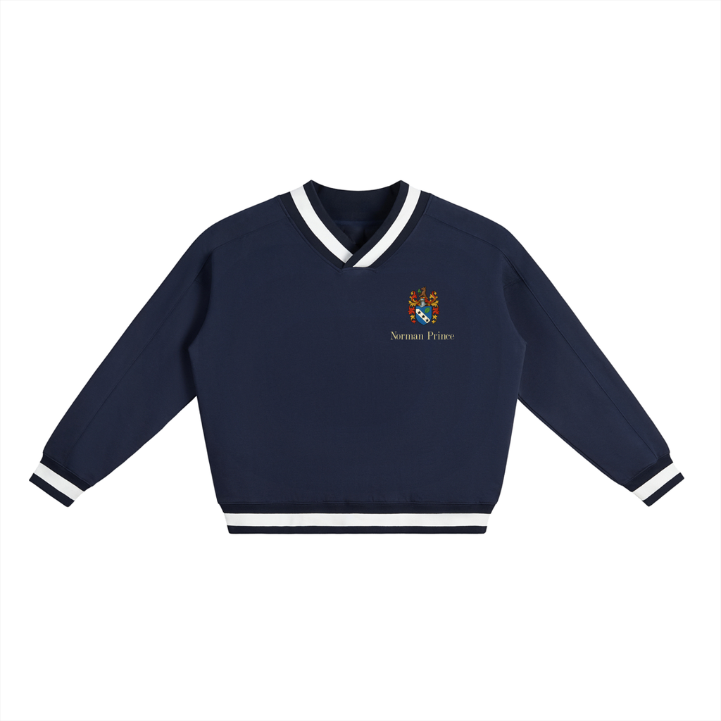 Academy V-Neck Sweater - Royal Blue Collection