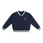 Academy V-Neck Sweater - Royal Blue Collection