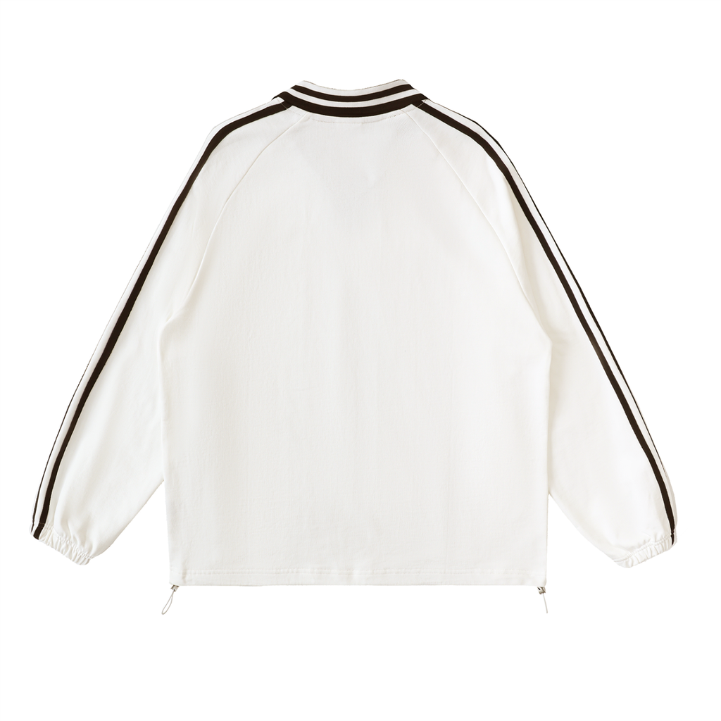 Striped Lapel Collar
