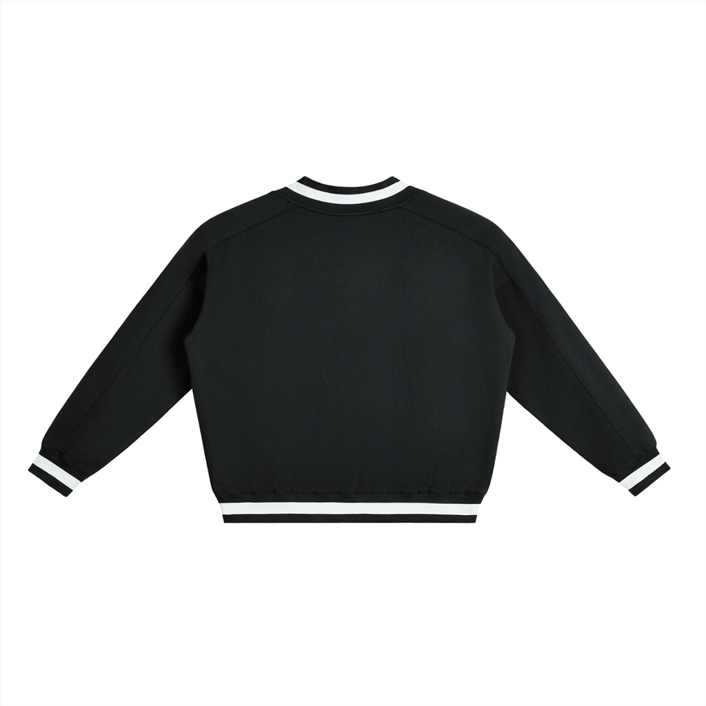 Academy V-Neck Sweater - Black