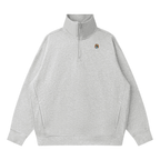 Cotton Drop Shoulder Quarter-Zip