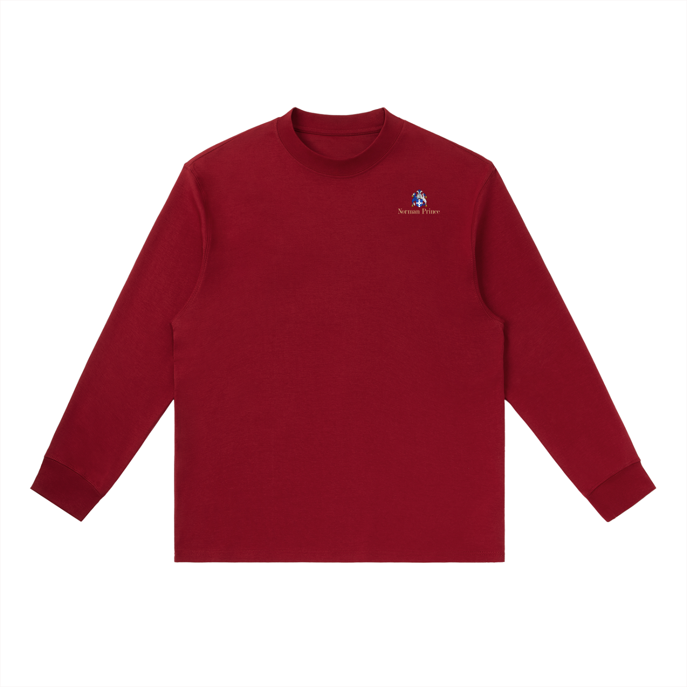 Crewneck Long-Sleeve - Wine Red