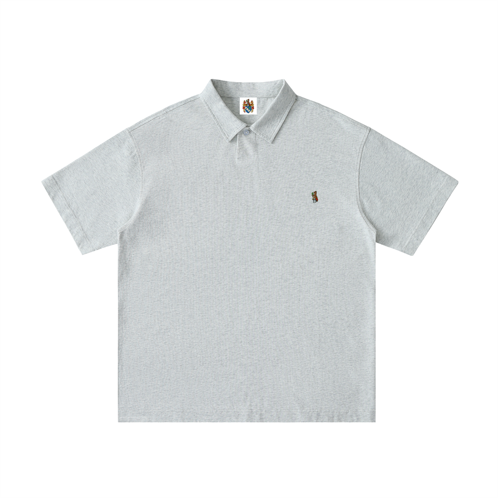 Crest Polo - Grey