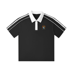 Academy Contrast Polo - Black