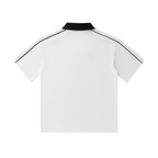 Academy Contrast Polo - White Knight Collection
