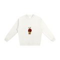 Charles Panda Cotton Sweatshirt - Red Sweatshirt Charles