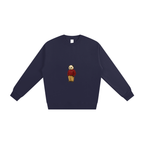 Charles Panda Cotton Sweatshirt - Red Sweatshirt Charles