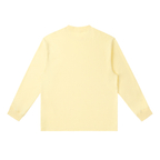 Crewneck Long-Sleeve Crest - Yellow Cream