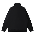Cotton Drop Shoulder Quarter-Zip