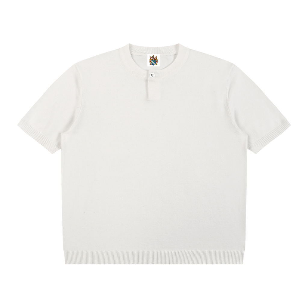 Cotton Knit Henley