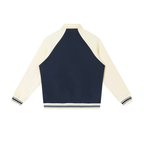 Contrast Raglan Sleeve Jacket - Navy