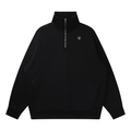 Cotton Drop Shoulder Quarter-Zip